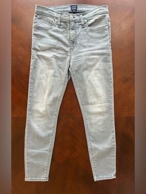 J. Crew Women's Light Gray Skinny Jeans size 30